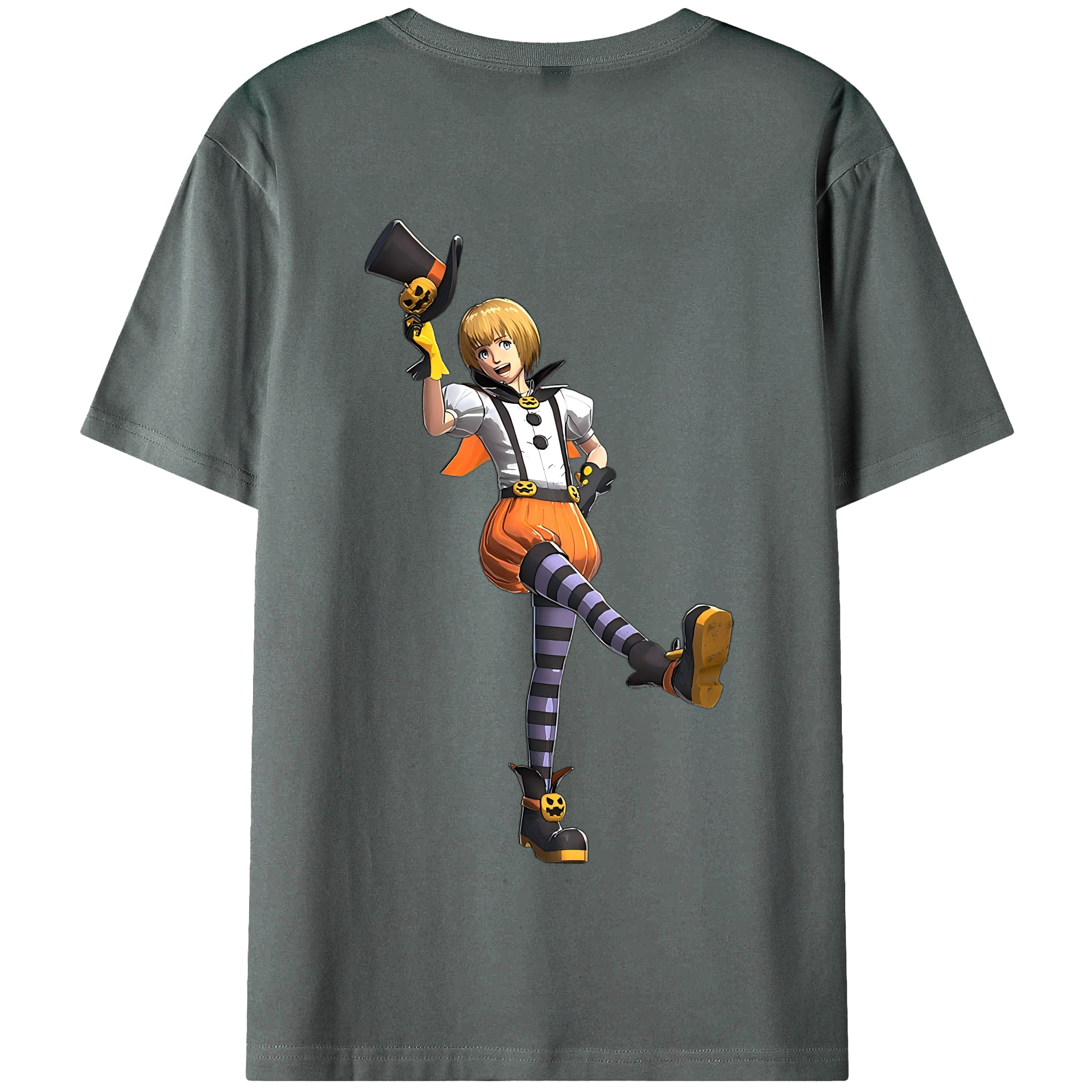 （画像用） 進撃の巨人 アルミン·アルレルト Attack on Titan Armin Arlert 綿100％半袖Tシャツ（背面プリント）